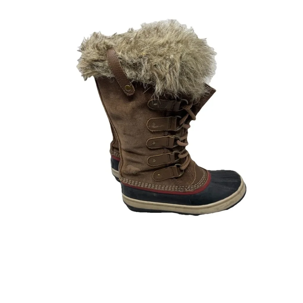 🔥Sorel TofinoSz6.5 🤎 🤑Waterproof Lined Winter Snow Boots Faux Fur Slay The ❄️